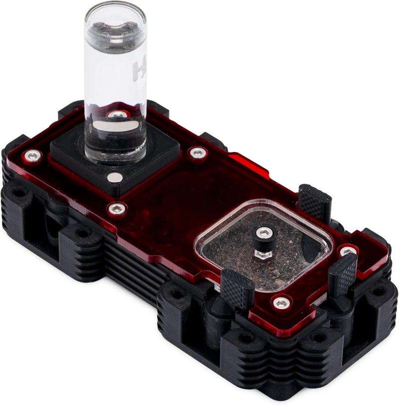 Ant Dimension Ant Farm Natura Module 2:1 – Perfect for Queens and Small Colonies – Professional Formicarium, Modular and Adaptable to Many Species (Black) - Image 2